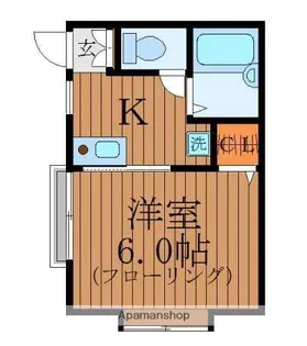 ミレニアムハウス【1階】の間取り