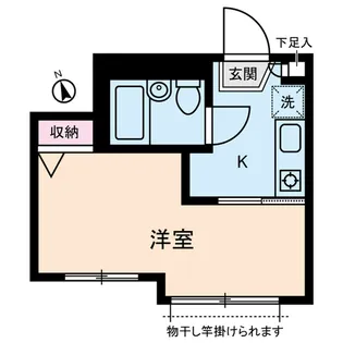 東京都杉並区方南1丁目【アパート】の間取り
