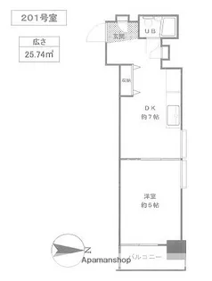 メゾン・ド・ティーグルⅢ【2階】の間取り
