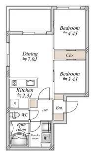アーバンパーク方南町【4階】の間取り