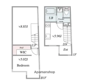 TRIAS228【1階】の間取り