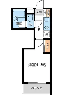 CITY SPIRE 東小金井【1階】の間取り