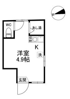 アーバンプレイス荻窪Ⅲ B棟【1階】の間取り