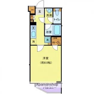 プレール・ドゥーク高井戸【3階】の間取り