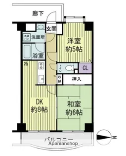 ベル・ヴィベール【2階】の間取り