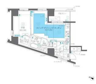 ZOOM方南町【7階】の間取り