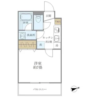AS CABINS【3階】の間取り