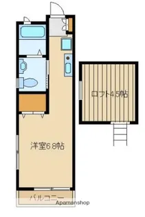 東京都練馬区関町北4丁目【アパート】の間取り