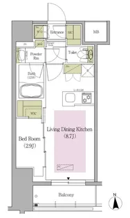 アーバネックス早稲田テラス【4階】の間取り