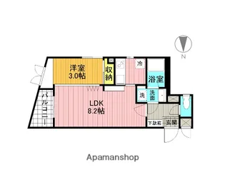 CASA DELLA LUNA【1階】の間取り