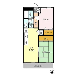 グレイスコート【2階】の間取り