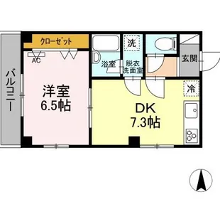 イレール並木【2階】の間取り