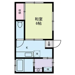 Kハイツ【1階】の間取り