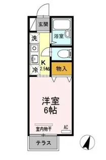 ドルフ北烏山 D【1階】の間取り