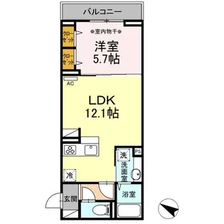 セレスティア北烏山【3階】の間取り