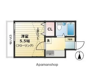 さくらハイツ【202号室】の間取り