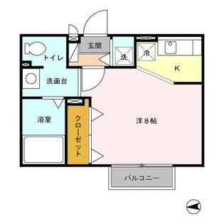 PAST 19【2階】の間取り