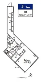 GRANPASEO下北沢【4階】の間取り