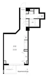JMFレジデンス世田谷三宿【1階】の間取り
