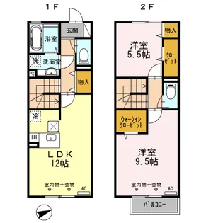 カピリナガーデン【1階】の間取り