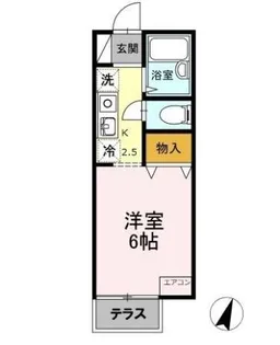 ドルフ北烏山 A【1階】の間取り