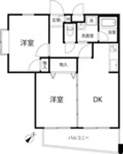 T’S GARDEN MITAKADAI【1階】の間取り