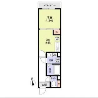 Jブラン関町【3階】の間取り