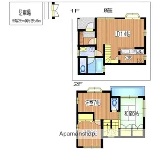 東京都調布市深大寺東町8丁目【一戸建】の間取り