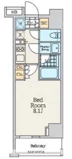 東京都中野区弥生町5丁目【マンション】の間取り