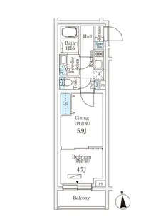 プラネソシエプラス桜台【2階】の間取り