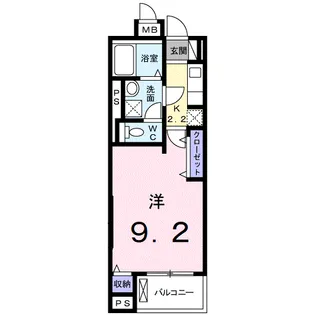 パフュームⅢ【4階】の間取り