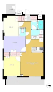 エルデンシア中野【3階】の間取り