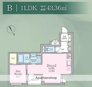 東京都杉並区阿佐谷南1丁目【マンション】の間取り