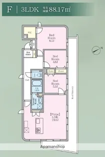 東京都杉並区阿佐谷南1丁目【マンション】の間取り