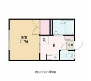 東京都西東京市南町3丁目【アパート】の間取り
