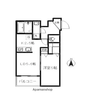 東京都練馬区上石神井2丁目【アパート】の間取り