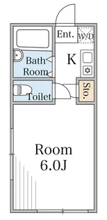 ドエル春日【1階】の間取り