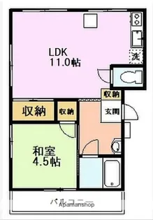 第一長縄ビル【4階】の間取り