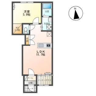 サンコリーナ向台【1階】の間取り