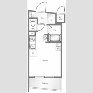 ライオンズマンション杉並高円寺【208号室】の間取り