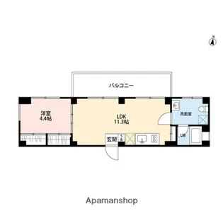 砧4丁目プロジェクト【5階】の間取り