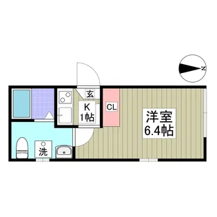 CELESTE KOGANE【3階】の間取り