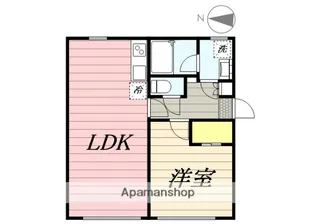 アレス中野【301号室】の間取り