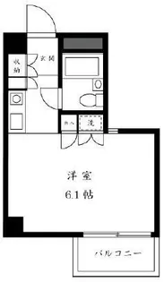 キューブ浜田山【2階】の間取り