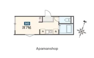 MELLAS祐天寺【3階】の間取り