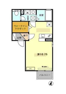 サニーハイツ【2階】の間取り