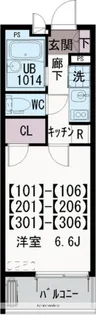 フェア光が丘Ⅱ【3階】の間取り