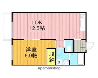 グランドール【101号室】の間取り