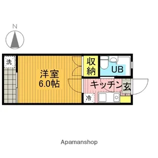 第一三菱荘【1階】の間取り