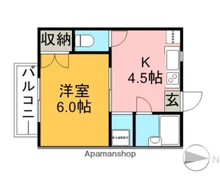 井口ハイデンスⅢ【1階】の間取り